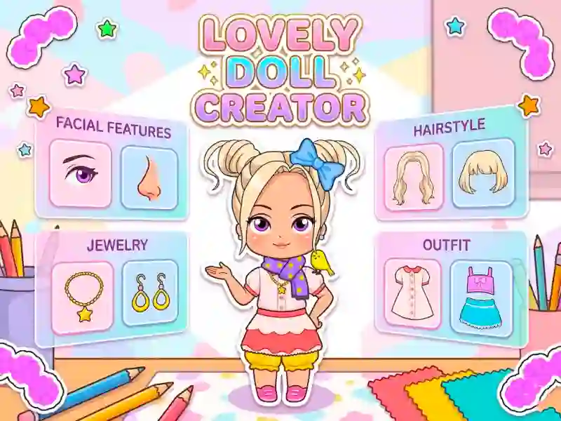 Cluiche Lovely Doll Creator ar líne
