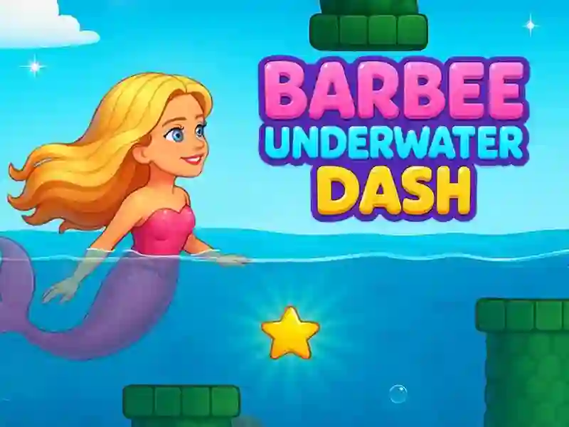 Cluiche Barbie Underwater Dash ar líne