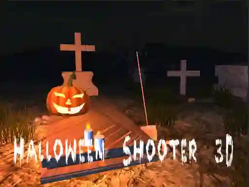 Cluiche Halloween Shooter 3d ar líne