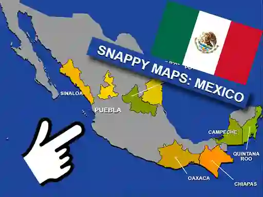Cluiche Scatty Maps Mexico ar líne