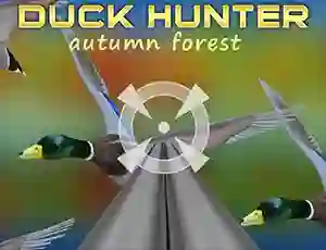 Cluiche Duck Hunter Autumn forest ar líne