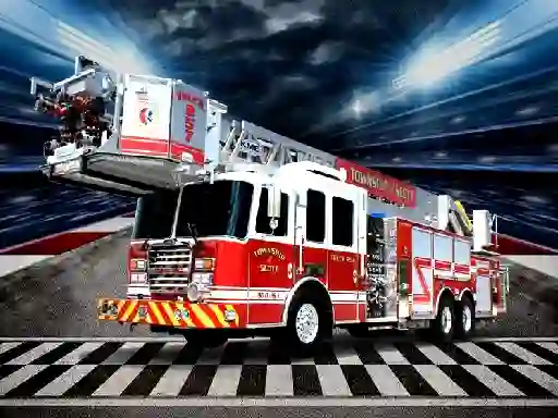 Cluiche Fire Trucks Puzzle ar líne