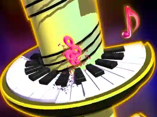 Cluiche Ball Jump Piano Tile ar líne