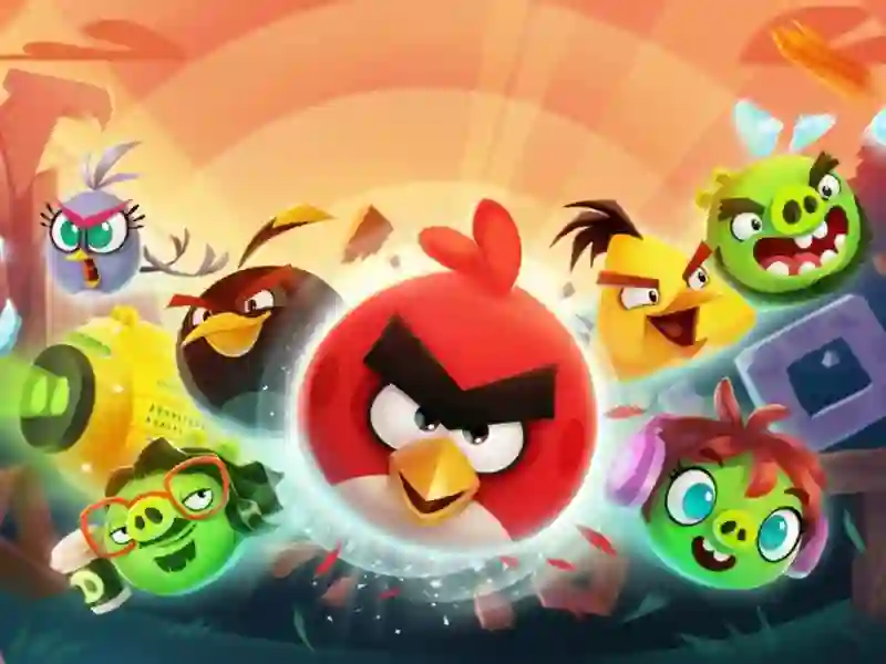 Cluiche Angry Birds Mad Jumps ar líne