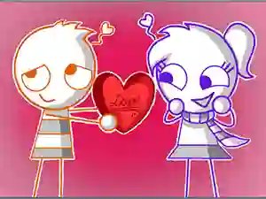 Cluiche Valentines Hidden Stars ar líne