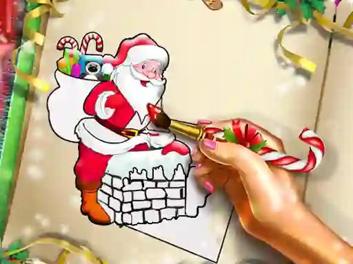 Cluiche Santa Christmas Coloring ar líne