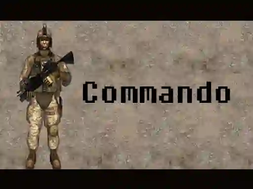 Cluiche Commando ar líne