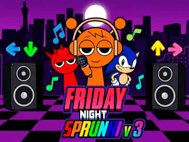 Cluiche Friday Night Sprunki v 3 ar líne