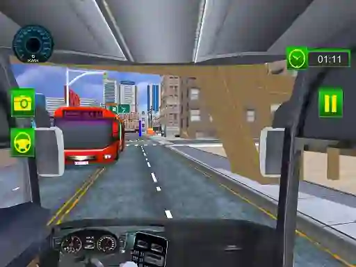 Cluiche Driving Service Passenger Bus Transport ar líne
