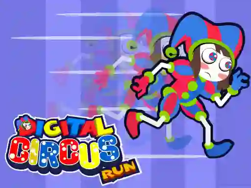 Cluiche Digital Circus Run ar líne