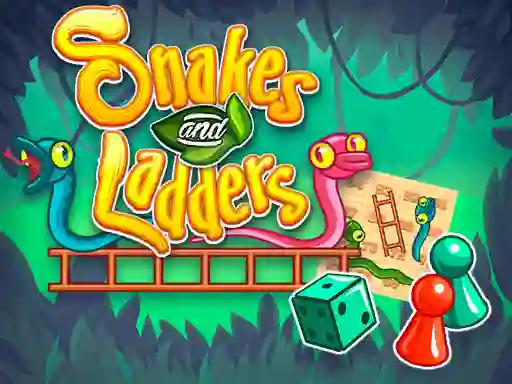 Cluiche Snakes and Ladders ar líne