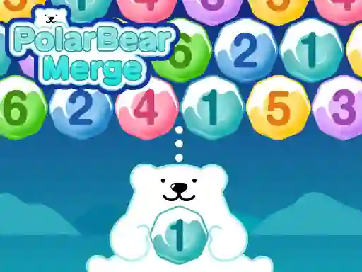 Cluiche Polar Bear Merge ar líne