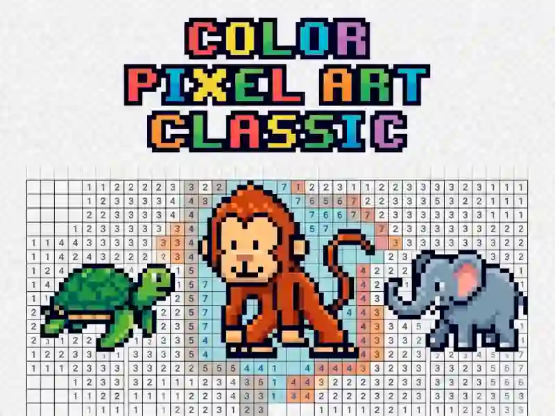 Cluiche Color Pixel Art Classic ar líne