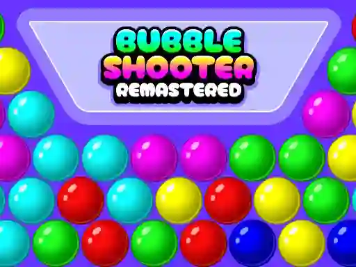Cluiche Bubble Shooter Remastered ar líne