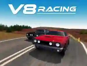 Cluiche V8 Racing ar líne