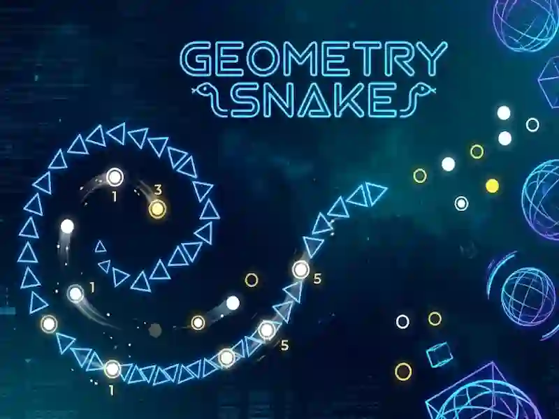 Cluiche Geometry Snake ar líne