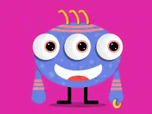 Cluiche Cute Little Monsters Memory ar líne