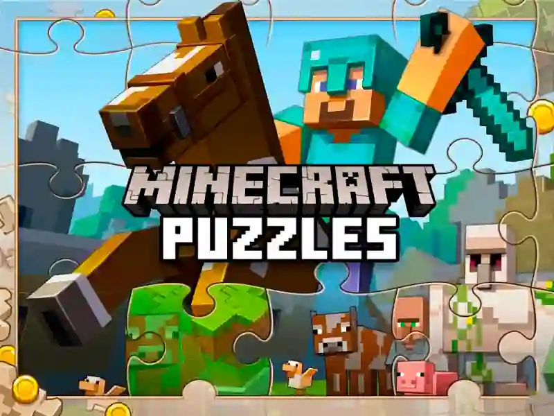 Cluiche Minecraft Puzzles ar líne