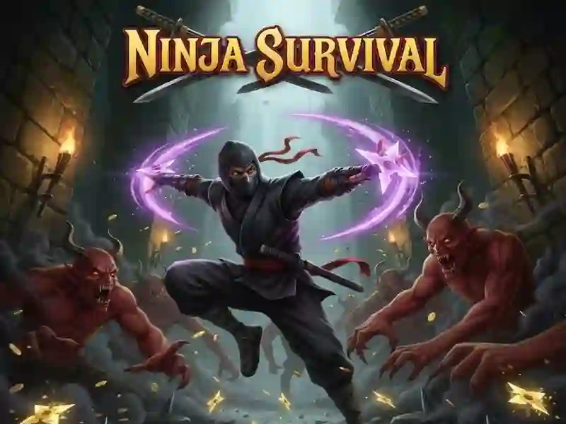 Cluiche Ninja Survival ar líne