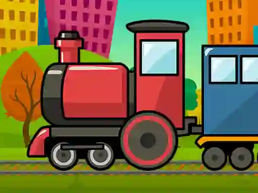 Cluiche Train Jigsaw ar líne