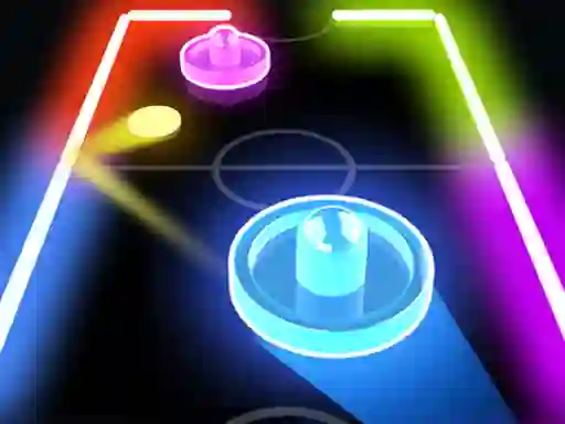 Cluiche Glow Hockey HD ar líne