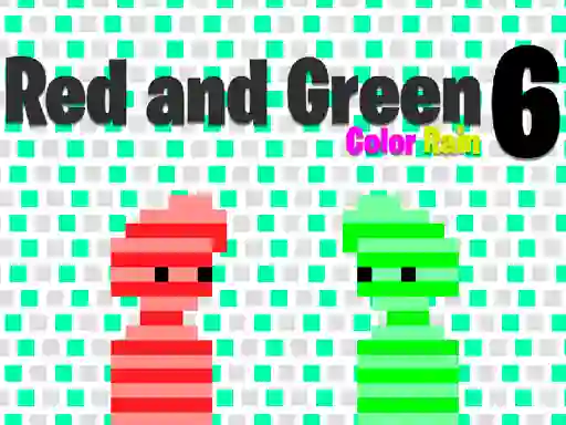 Cluiche Red and Green 6 Color Rain ar líne