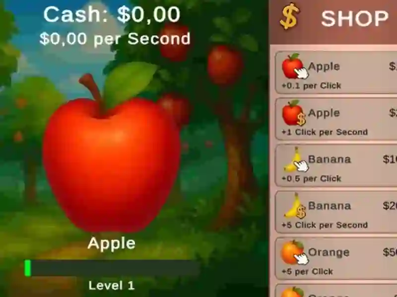 Cluiche Fruit Clicker ar líne