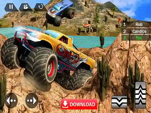 Cluiche Racing Monster Truck ar líne