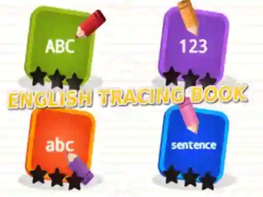 Cluiche English Tracing Book ar líne