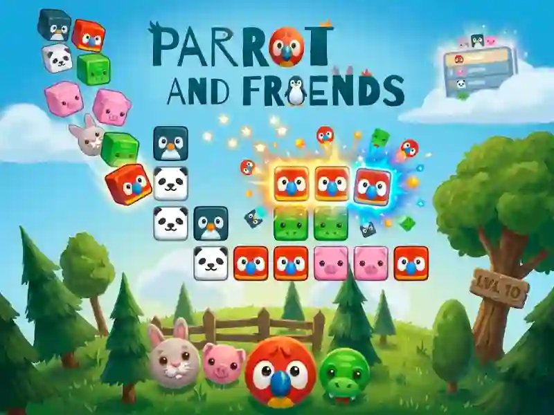 Cluiche Parrot and Friends ar líne