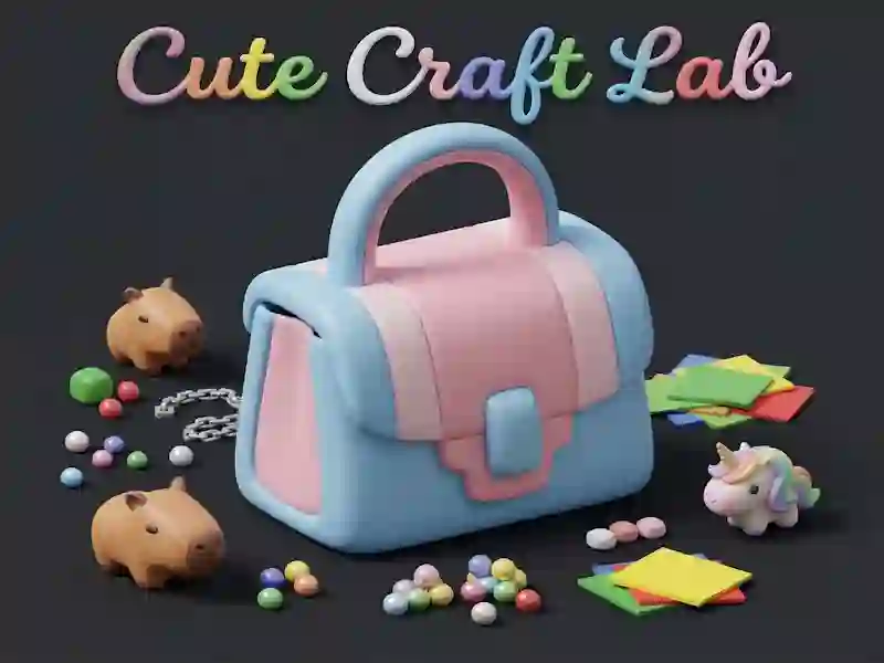 Cluiche Cute Craft Lab ar líne