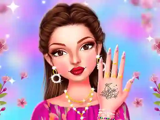 Cluiche Celebrity Spring Manicure Design ar líne