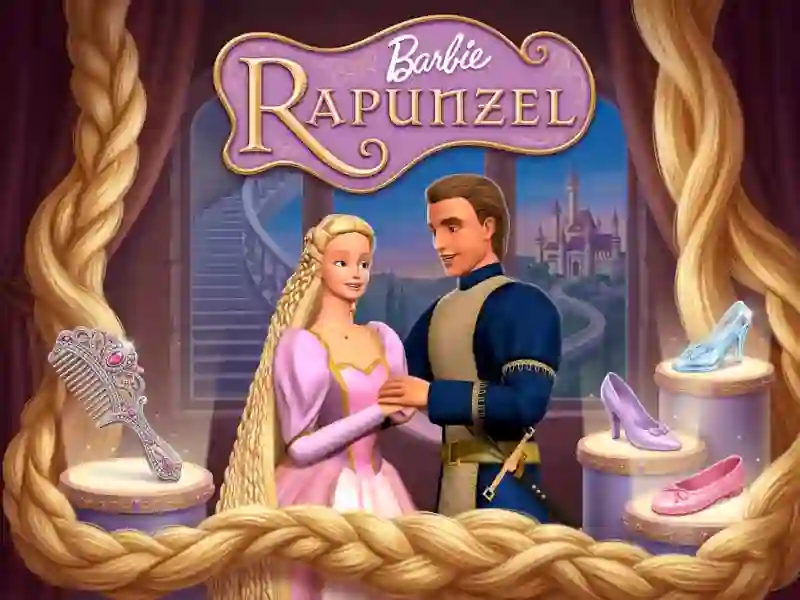 Cluiche Barbie Rapunzel ar líne