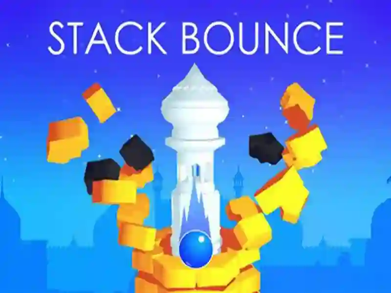 Cluiche Stack Bounce ar líne