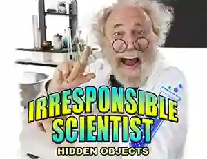 Cluiche Irresponsible Scientist Hidden objects ar líne