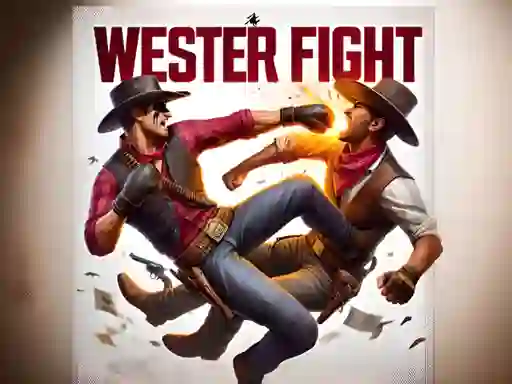 Cluiche Western Fight ar líne
