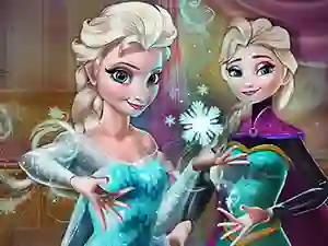 Cluiche Elsa Secret Transform ar líne