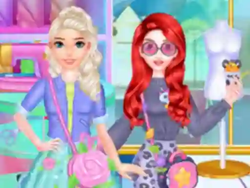 Cluiche Fashion Dress Up Sewing Clothes ar líne
