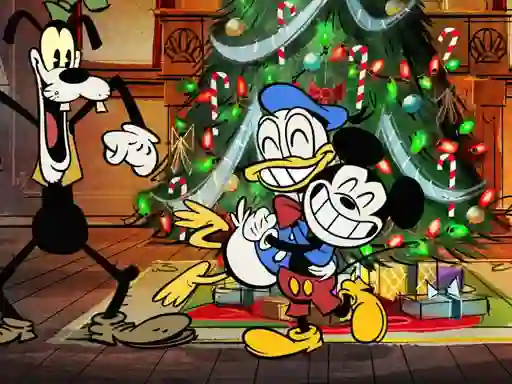 Cluiche Preparing Mickey For Christmas Match 3 ar líne
