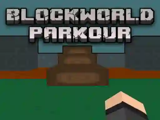 Cluiche BlockWorld Parkour ar líne