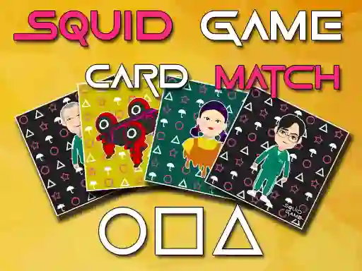 Cluiche Squid Game Memory Card Match ar líne