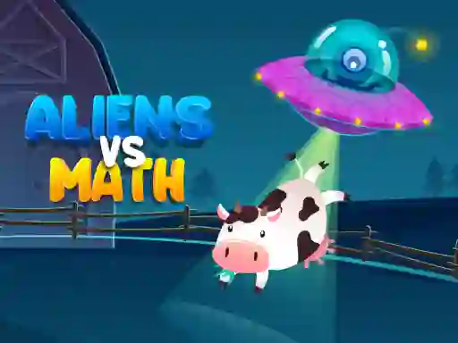 Cluiche Aliens Vs Math ar líne