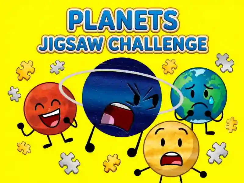 Cluiche Planets Jigsaw Challenge ar líne