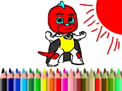 Cluiche Back To School: Mask Boy Coloring ar líne