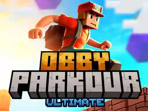 Cluiche Obby Parkour Ultimate ar líne