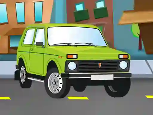 Cluiche Russian Cars Differences ar líne