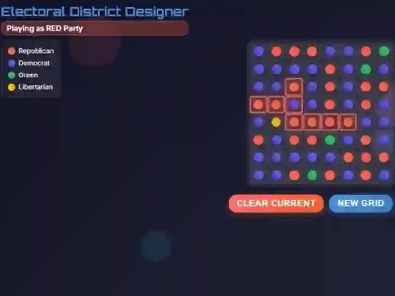 Cluiche Gerrymandering Master ar líne