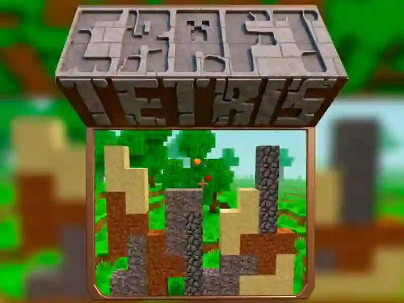Cluiche Craft Tetris ar líne