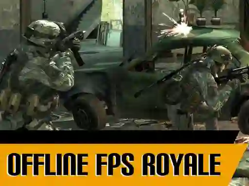 Cluiche Offline FPS Royale ar líne