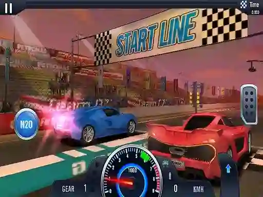 Cluiche Fast Line Furious Car Racing ar líne